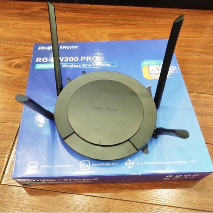 Bộ phát WiFi Ruijie RG-EW300 PRO Chuẩn N tốc độ 300Mbps - Hàng Chính Hãng