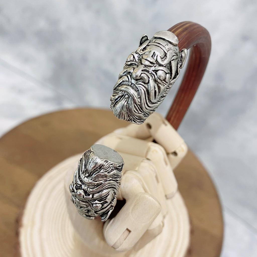 Vòng Vine Kim cang thừng Tây Tạng bọc bạc - Vòng phong thuỷ dành riêng cho nam và nữ