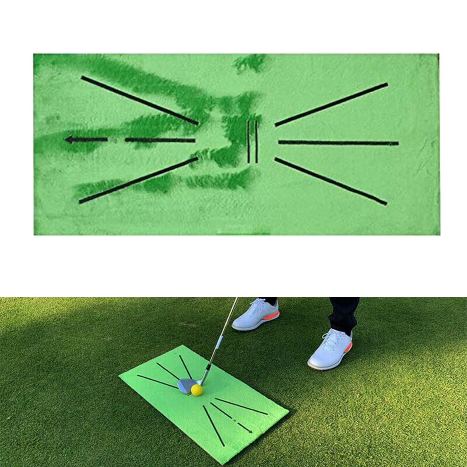 Portable Golf Training Mat Swing Hitting Mat Practice Mat Swing Detection