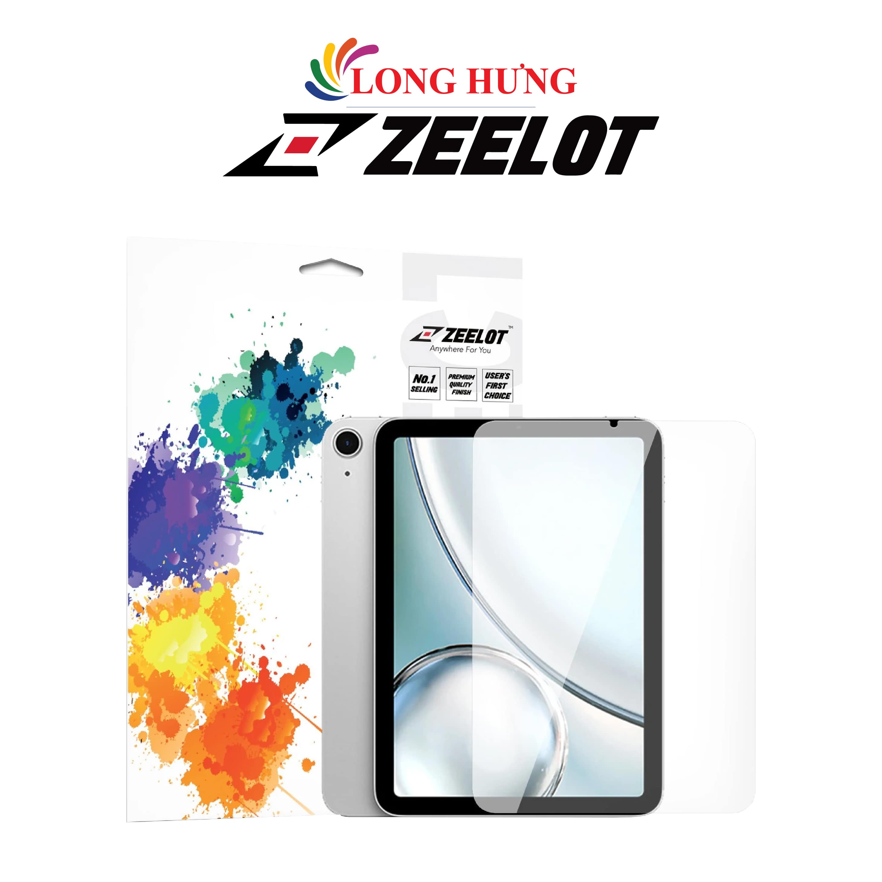 Dán màn hình cường lực 2.5D Zeelot iP Mini 8.3 inch 2021 - Hàng chính hãng