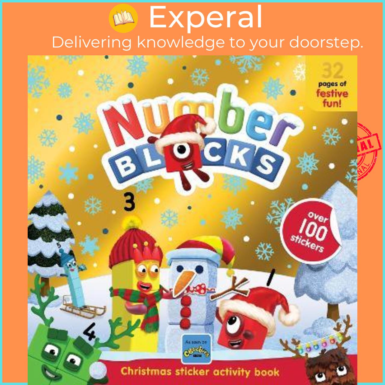 Sách - Numberblocks Christmas Sticker Activity Book by Sweet Cherry Publishing