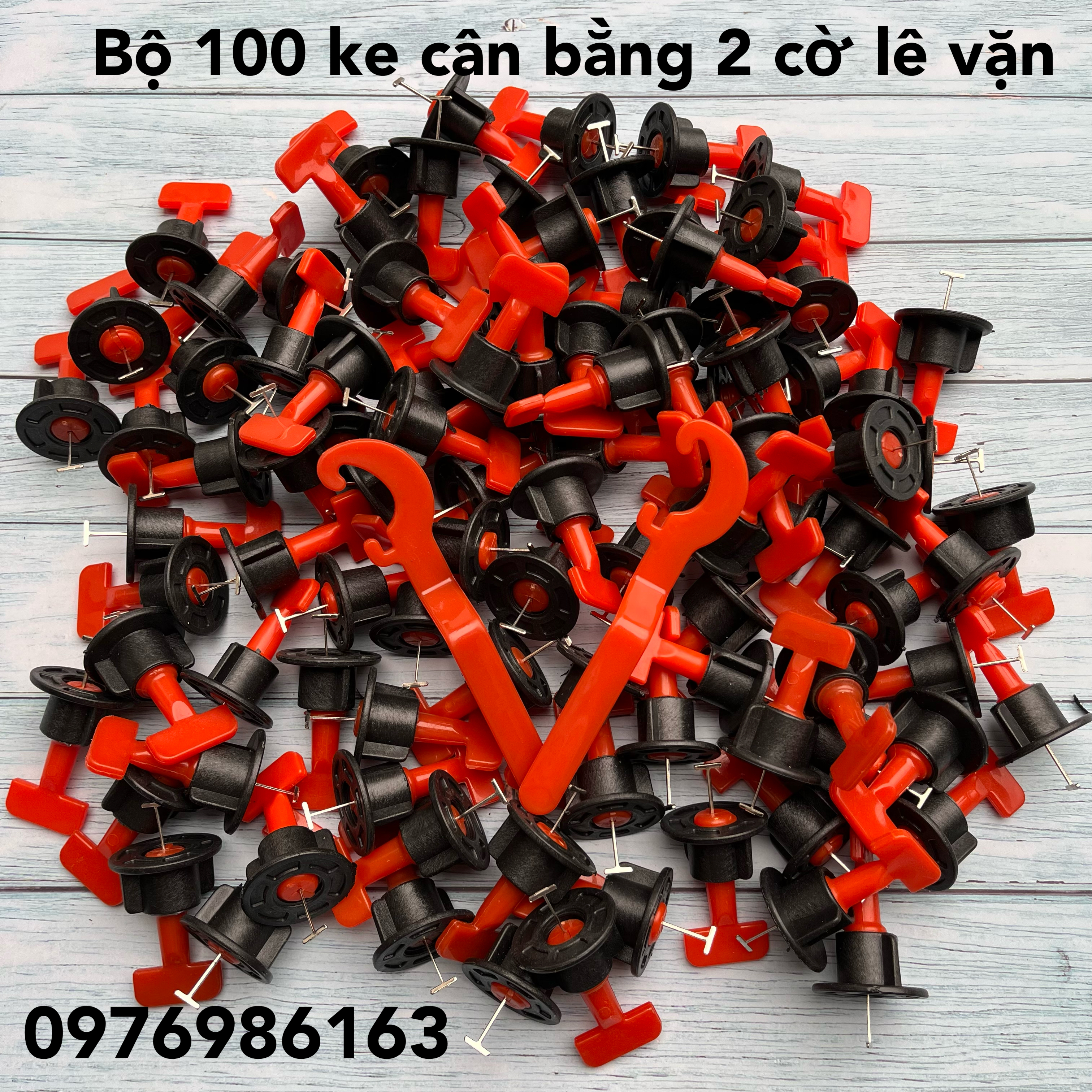 100 chiếc Ke vít cân bằng tái sử dụng - ke cân bằng gạch tái sử dụng loại 1