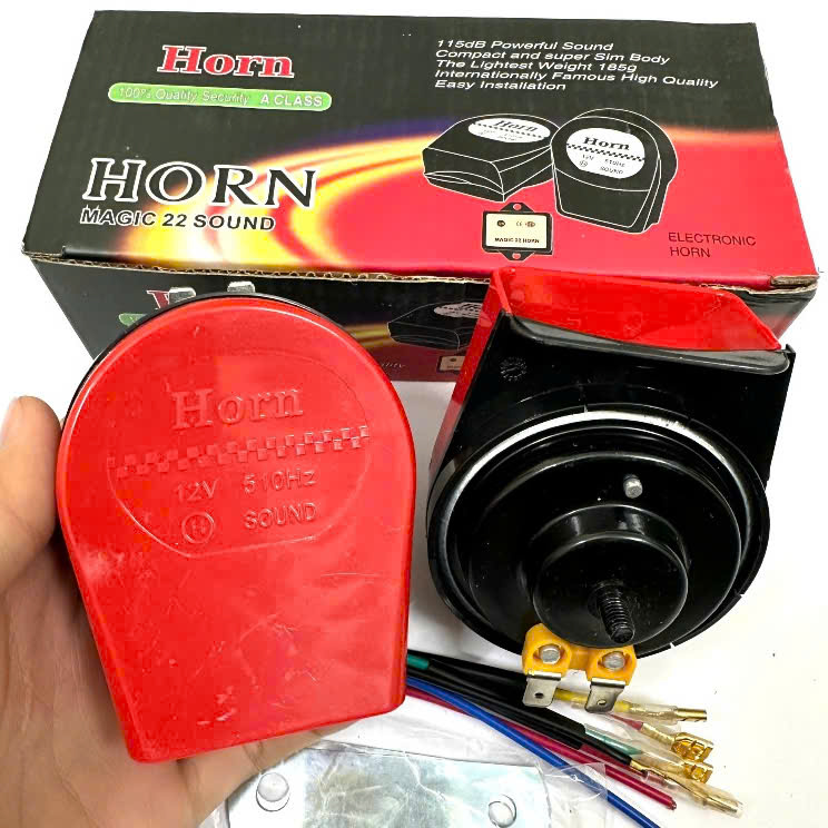 ÁO THUN Kèn Ngân 12 Tiếng Lắp Độ Xe May, oto, Xe Đạp Điện Âm Thanh To Rõ Cực Hay - Mẫu Mới Hàng Tốt