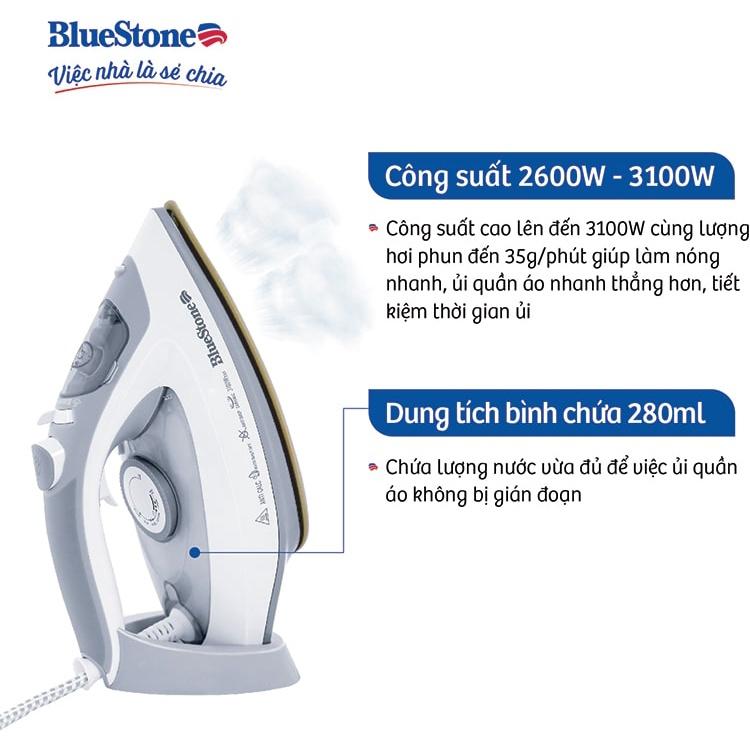 Bàn Ủi Hơi Nước BlueStone SIB-3836 (3100W) - Hàng chính hãng