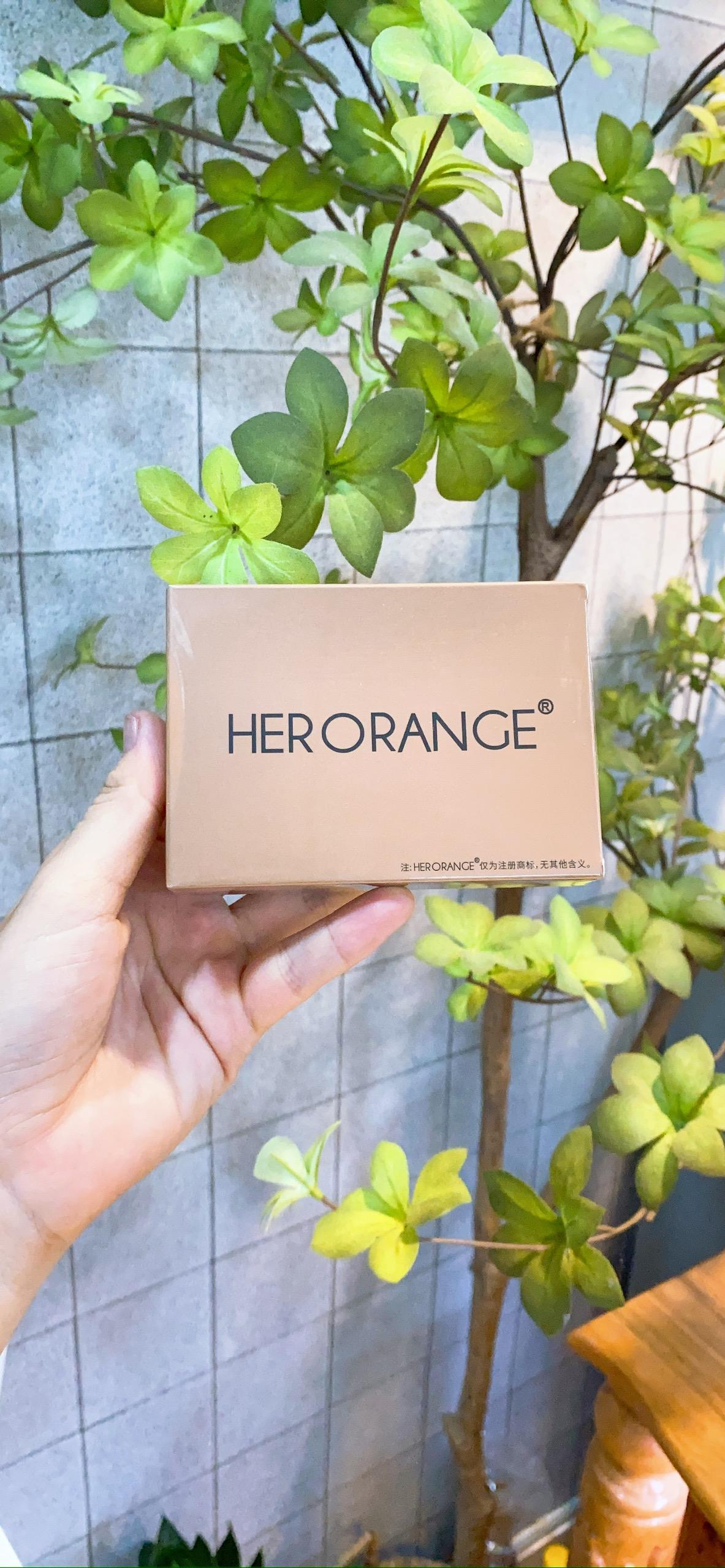 HERORANGE phấn mắt bảng 6 ô màu lì và nhũ kim tuyến trang điểm lâu trôi - Hity Beauty