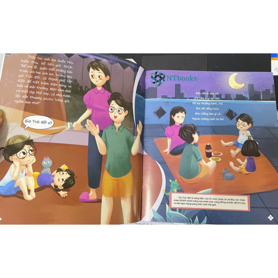 Sách Cùng bố khám phá thế giới - Truy tìm dấu vết Thỏ Mặt Trăng