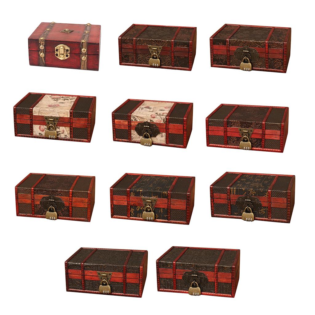 Luxury Solid Wood Jewelry Box Bracelet Storage Box Gift Box Organizer Holder