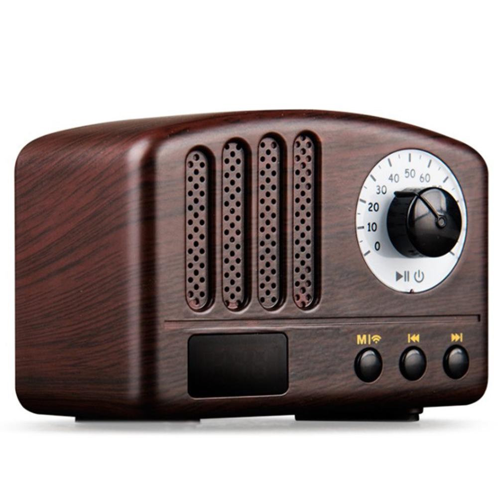 Retro Radio- loa di động cổ điển Phong cách cổ điển Mini Size Bluetooth Loa với FM Radio