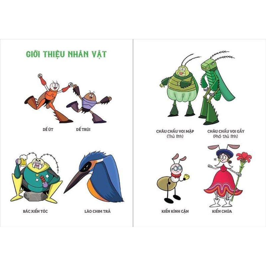 Sách Chuyển Thể Từ "Dế Mèn Phiêu Lưu Ký" Của Nhà Văn Tô Hoài_Cuộc Phiêu Lưu Của Dế Út