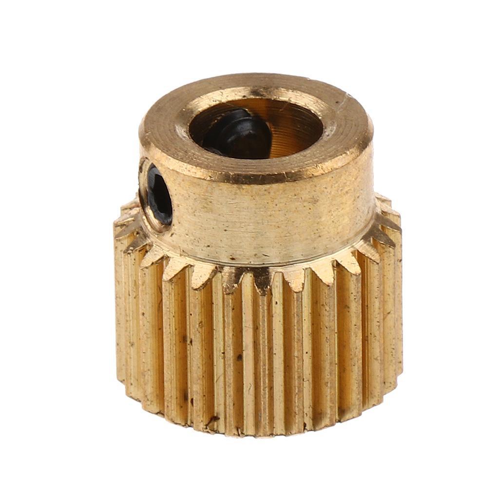 Brass 26 Teeth Extruder Gear With 5mm Bore M3 Hexagon Screw For 3D Printer
