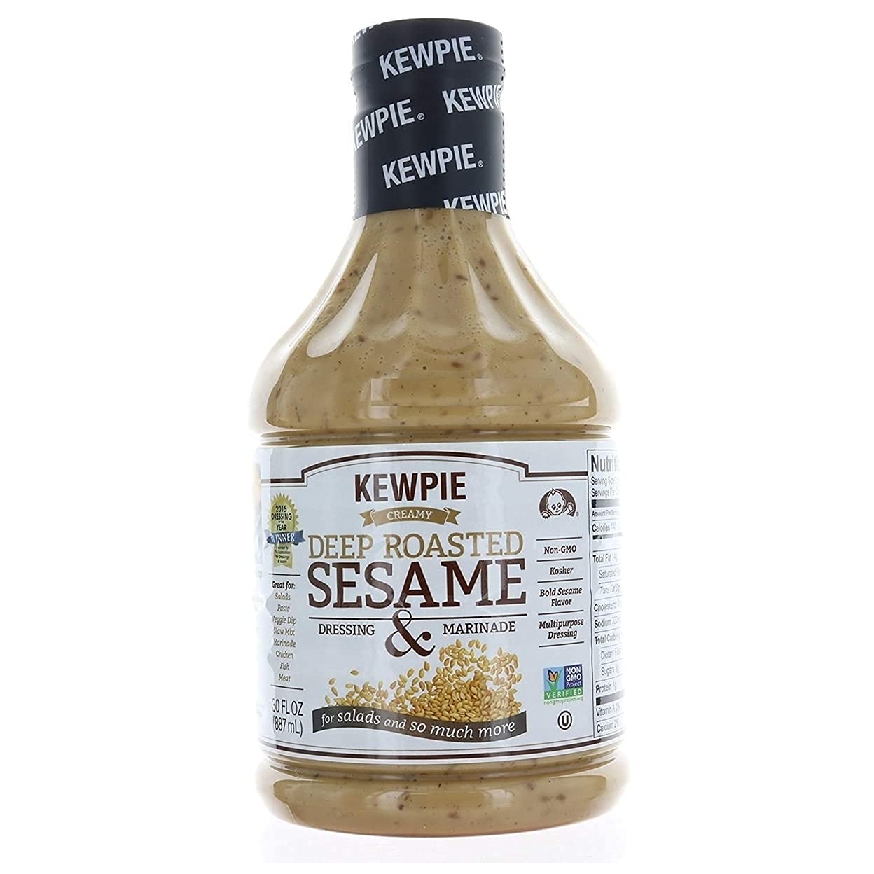 Sốt mè rang Kewpie Deep Roasted Sesame của Mỹ hương vị đậm đà đặc trưng vị mè rang thơm ngon 887ML