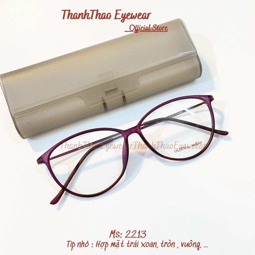 Kính Cận Mắt Mèo Mảnh Tăm 2213 Nhiều Màu Thời Trang Nữ Nhẹ Bền- ThanhThao Eyewear