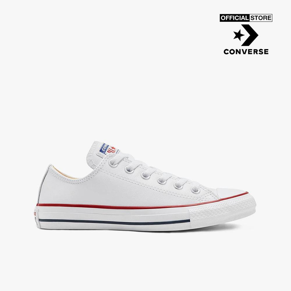 CONVERSE - Giày sneakers cổ thấp unisex Chuck Taylor All Star Leather 132173C