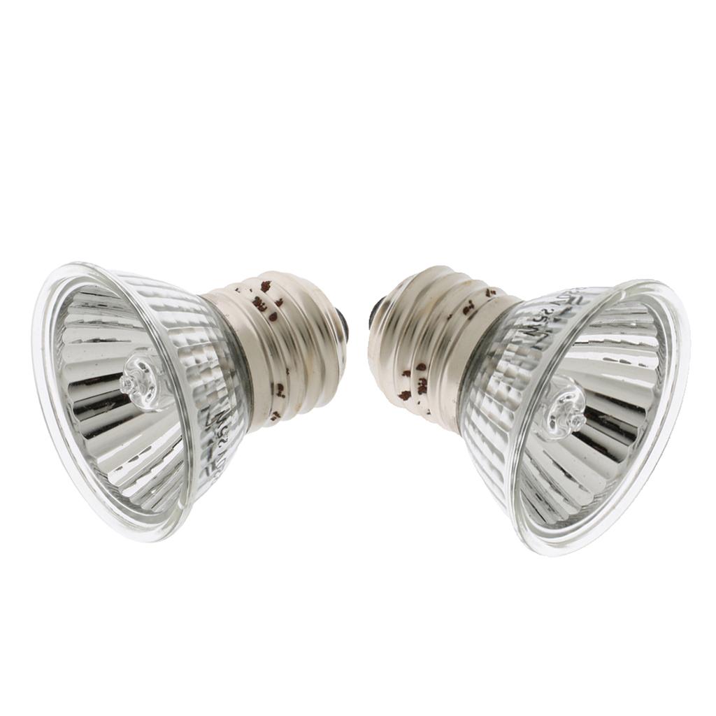 2x Pet Baby Bird Breeding Heating Bulb Heat Lamp Reptiles Daylight Lamp