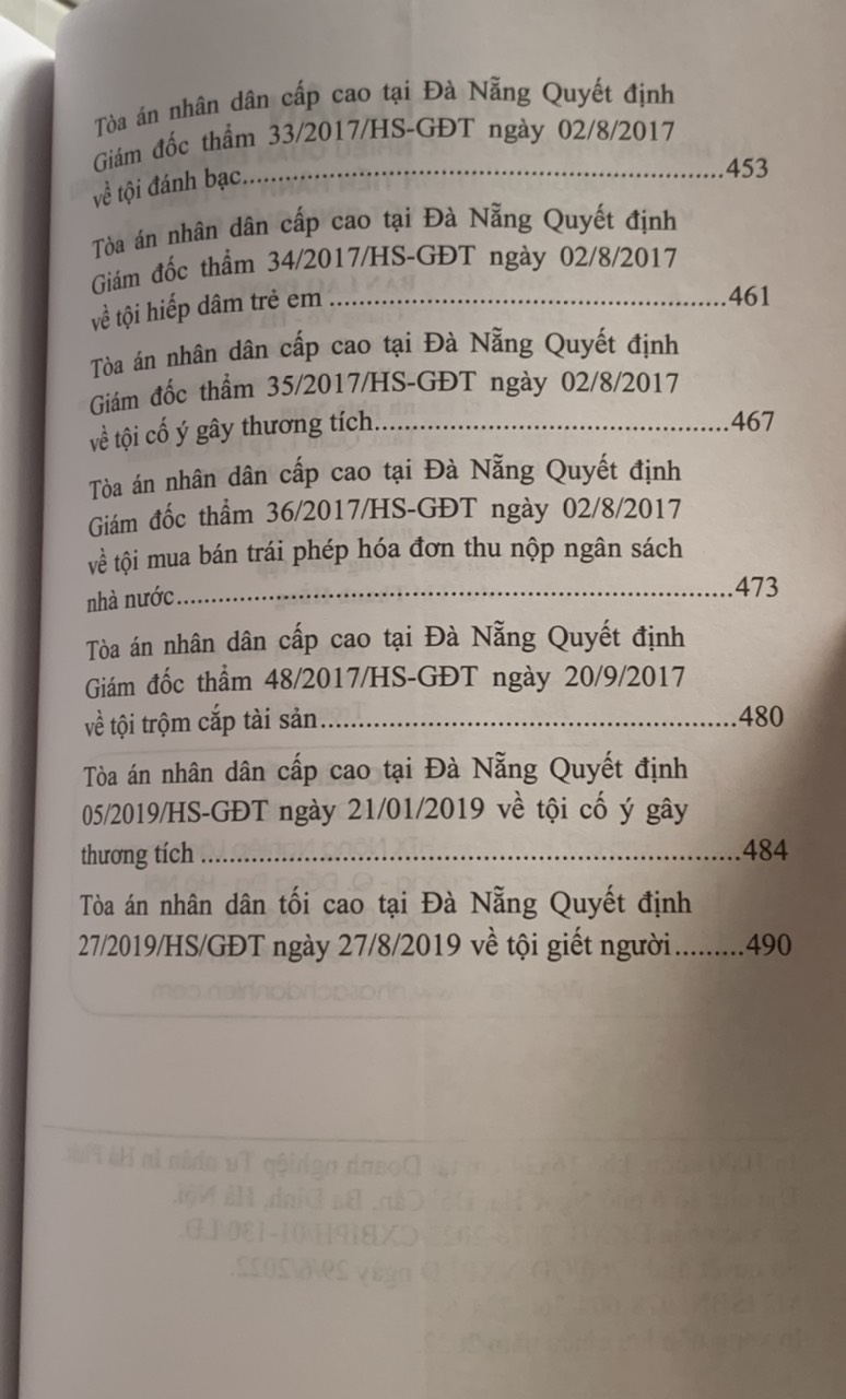 Bình luận án hình sự phức tạp, có nhiều quan điểm khác nhau trong quá trình tiến hành tố tụng và một số án lệ, quyết định giám đốc thẩm