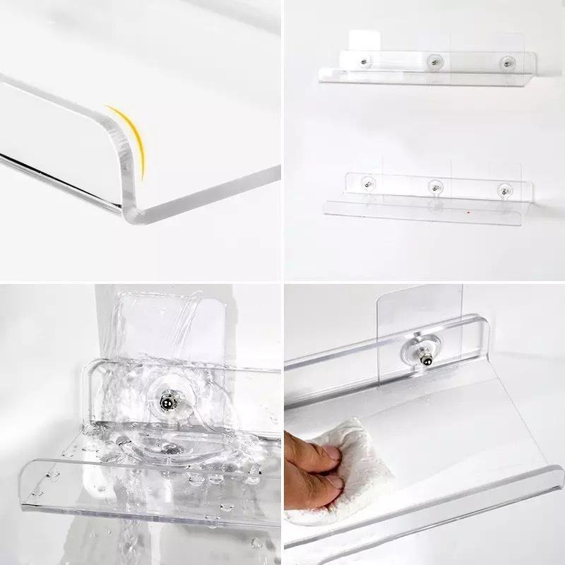 Kệ treo tường không cần đóng đinh kích thước 38x11x7,5 cm