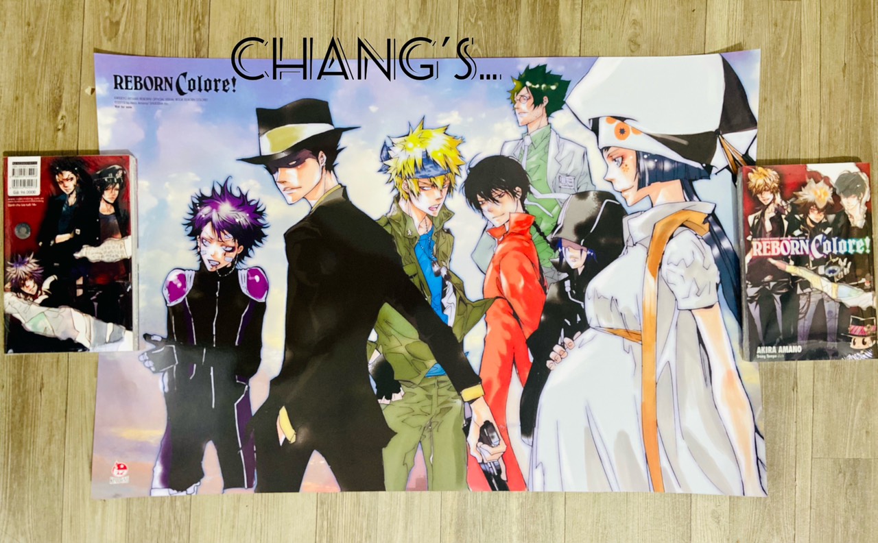 Gia Sư Hitman Reborn! Official Visual Book: Reborn Colore! - Tặng Kèm Sticker + Poster