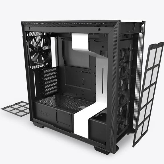 Vỏ Case Máy Tính NZXT H710 Màu Trắng Sần - Hàng Chính Hãng