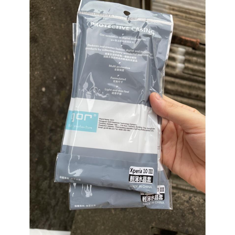 Ốp Lưng Gor cho Sony Xperia 10 III Dẻo Trong Suốt Hàng nhập khẩu