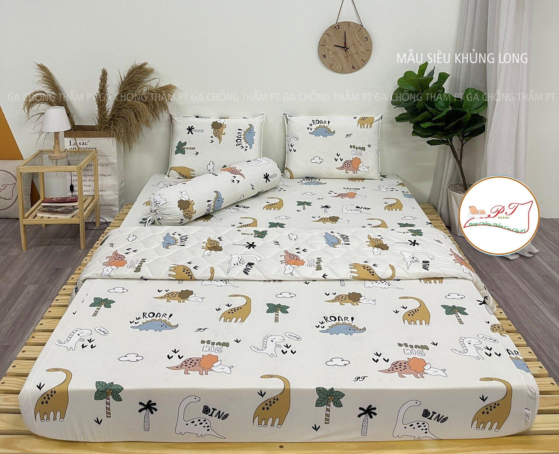 Ga Chống Thấm Cao Cấp PT Mẫu Họa Tiết Siêu Khủng Long