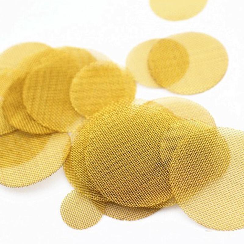 (100pcs) Pipe network 19  MM / 0.75inch mesh, gold and silver filter, metal edging mesh MM