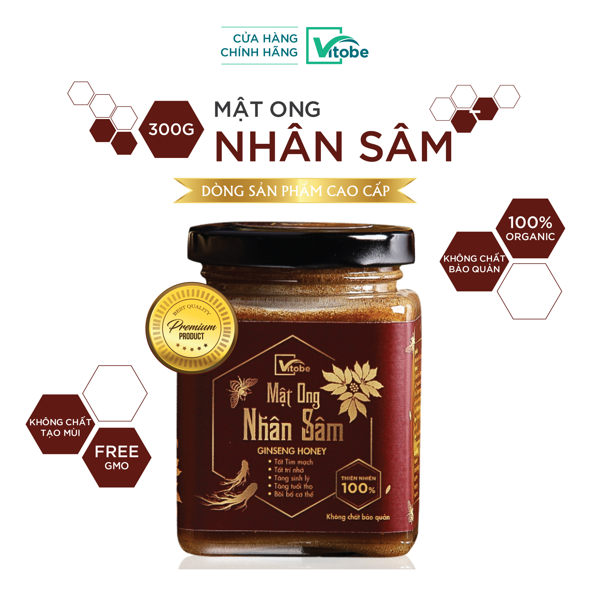 [Combo tiết kiệm] Mật Ong Nhân Sâm &amp; Mật Ong Saffron - Mật Ong Cải Thiện Sức Khỏe