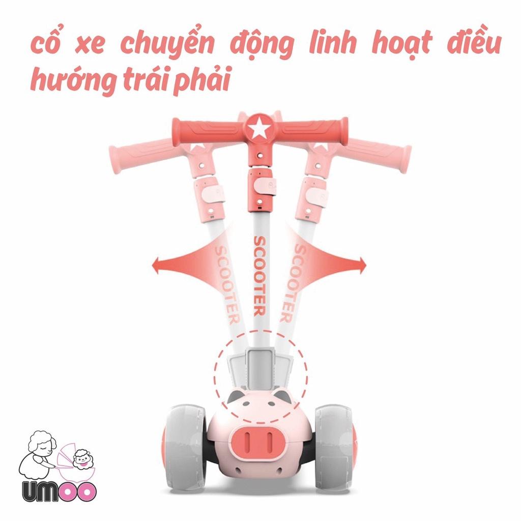 Xe Scooter 2023 vận động ngoài trời, tăng cường phát triển thể chất cho Bé