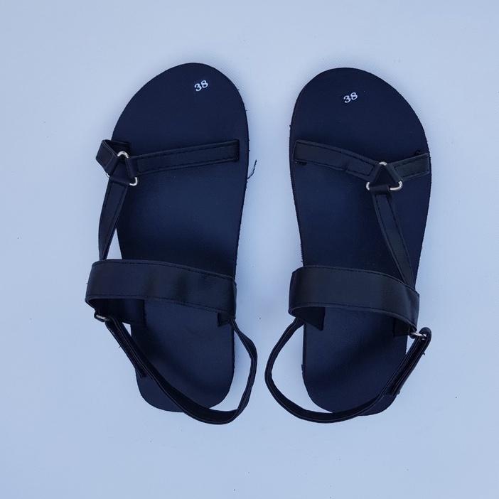 sandal đồng nai xăng đan nữ đế đen quai đen size từ 35 nữ đến 42 nữ