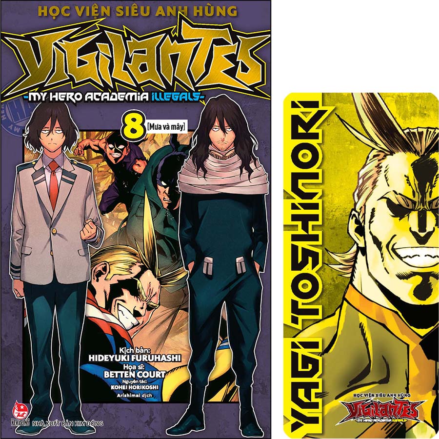 Học Viện Siêu Anh Hùng Vigilantes - My Hero Academia Illegals Tập 8: Mưa Và Mây [Tặng Kèm Bookmark Nhân Vật]