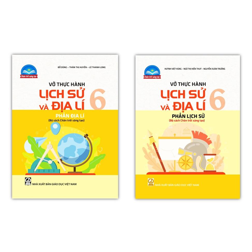 Sách - Combo 2 Vở thực hành Lịch sử và Địa lí 6 (Chân trời sáng tạo)