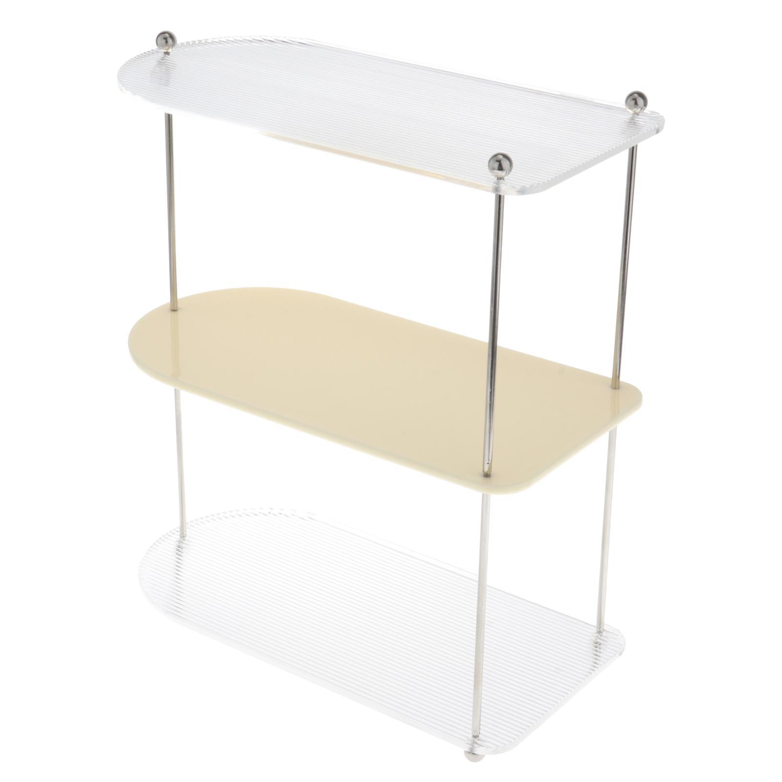 Layered Vanity Organizer Tray Holder Spice Rack for Bedroom Kitchen Dresser