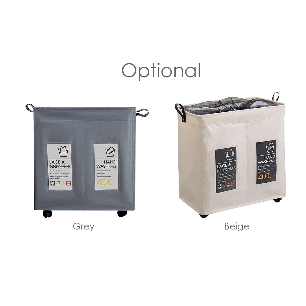 Túi giặt 2 ngăn đa năng có thể gấp lưới