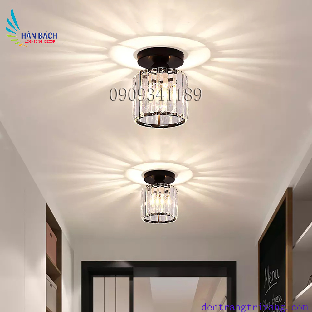 Đèn LED pha lê siêu sáng 220V tiết kiệm năng lượng dùng trong phòng ăn phòng khách hành lang