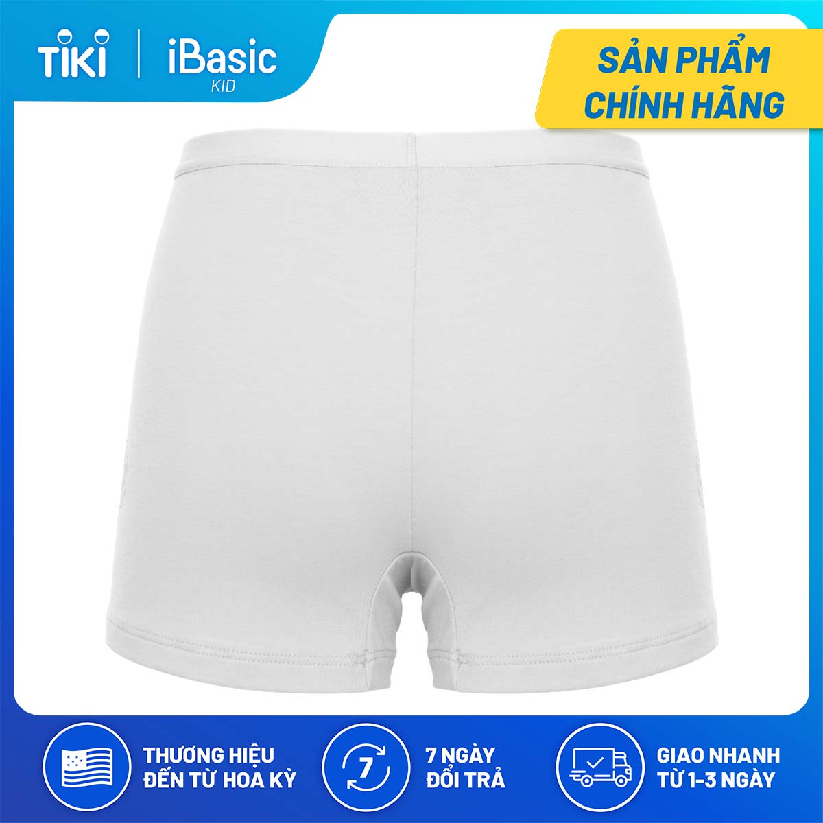 Hộp 3 quần lót bé trai phom boxer in hình iBasic PANB027