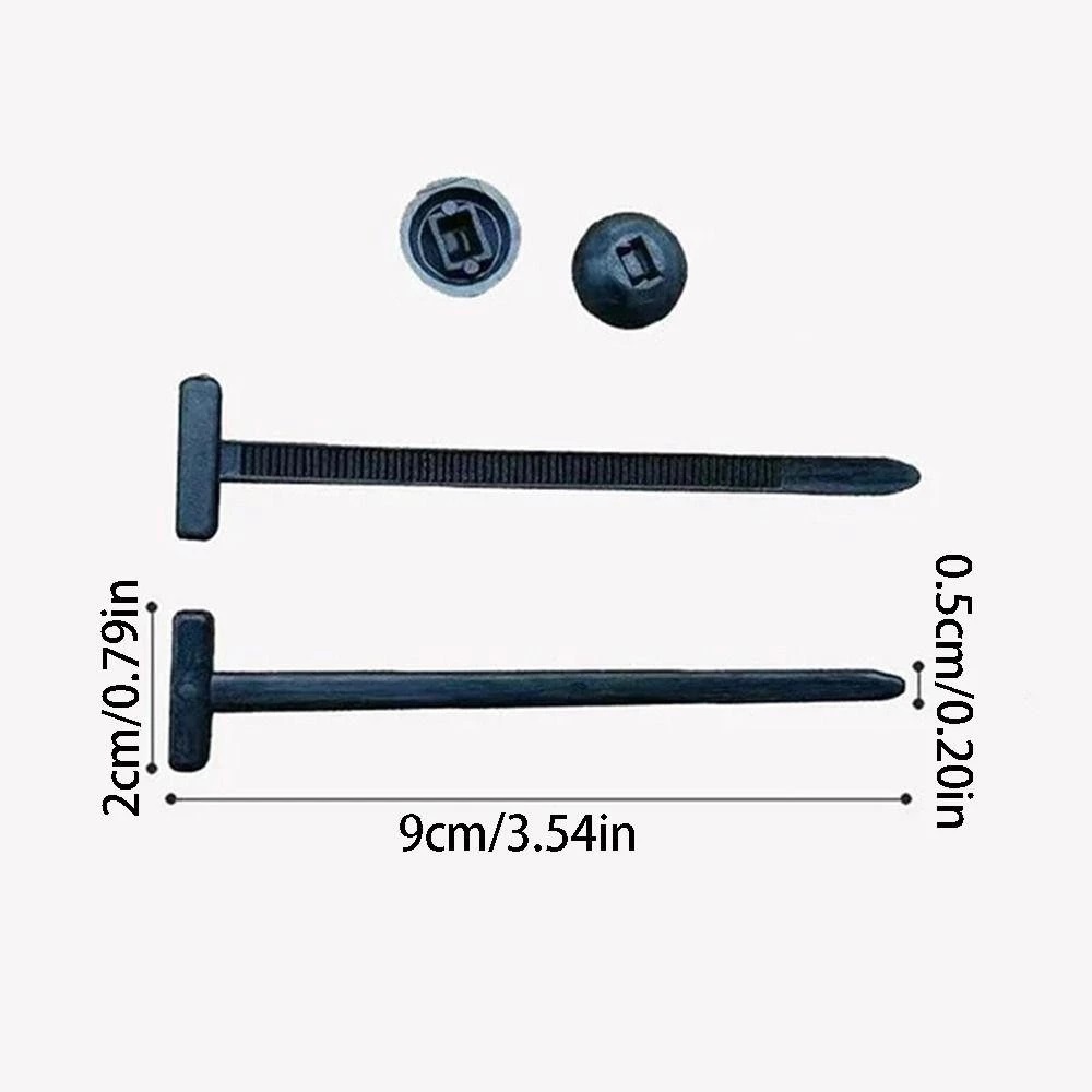 Cái Khóa buộc cáp đa năng bằng nhựa Dây buộc khóa kéo tự khóa chống mài mòn bền bỉ, Kẹp dây đeo nhựa có thể điều chỉnh nhẹ đa năng dùng thay cho siết ốc - miếng lót chuột