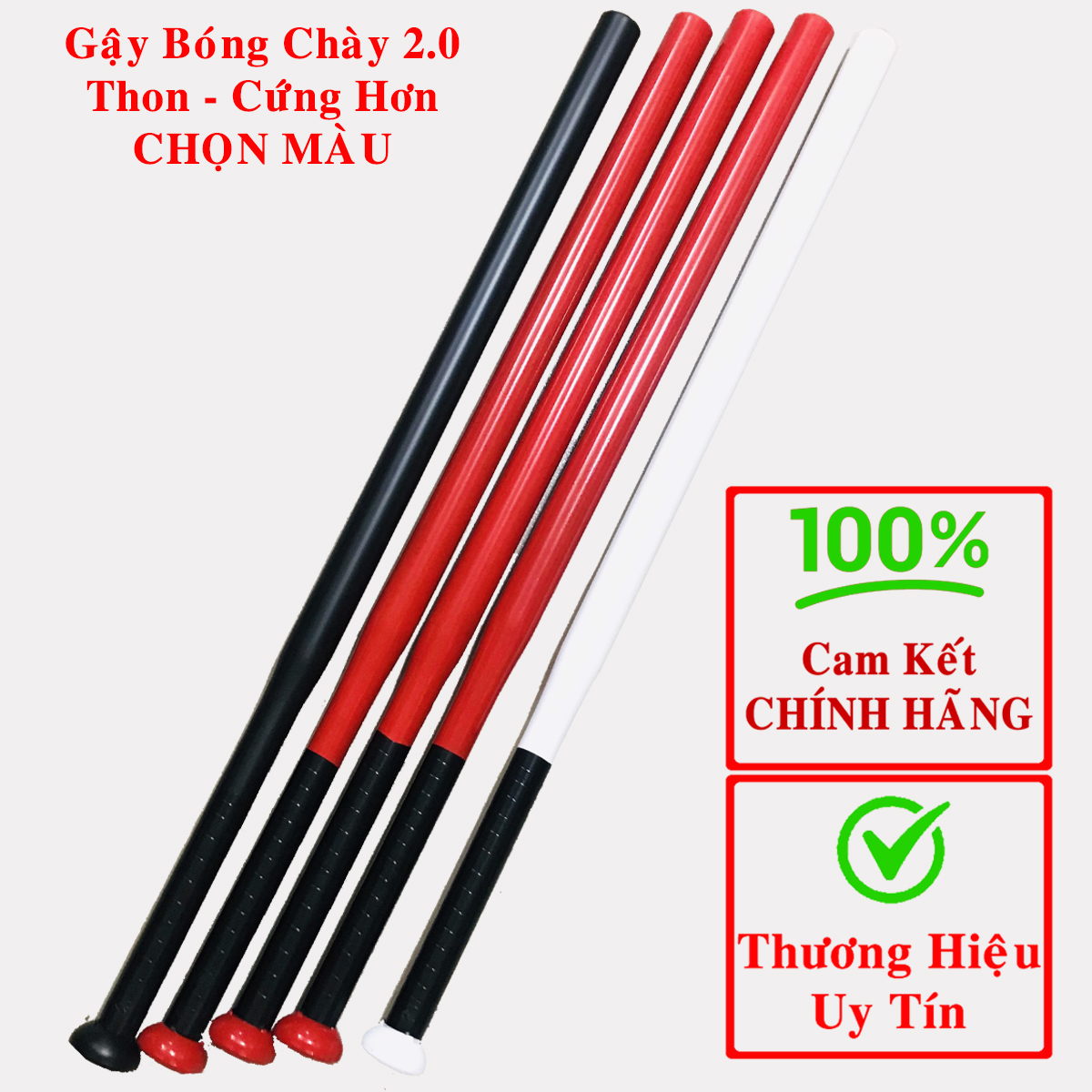 Gậy Bóng Chày Cải Tiến Dài 81Cm 2.0 – Thon Nhẹ Hơn –Cứng Hơn – Chọn Màu - Kèm Túi Đựng Gậy Bóng Chày Chuyên Dụng Chính Hãng Dododios