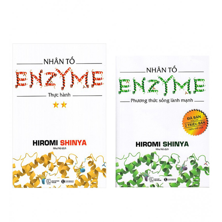 Combo  Nhân Tố Enzyme - Thực Hành (Tái Bản) + Nhân Tố Enzyme - Phương Thức Sống Lành Mạnh (Tái Bản 2018)