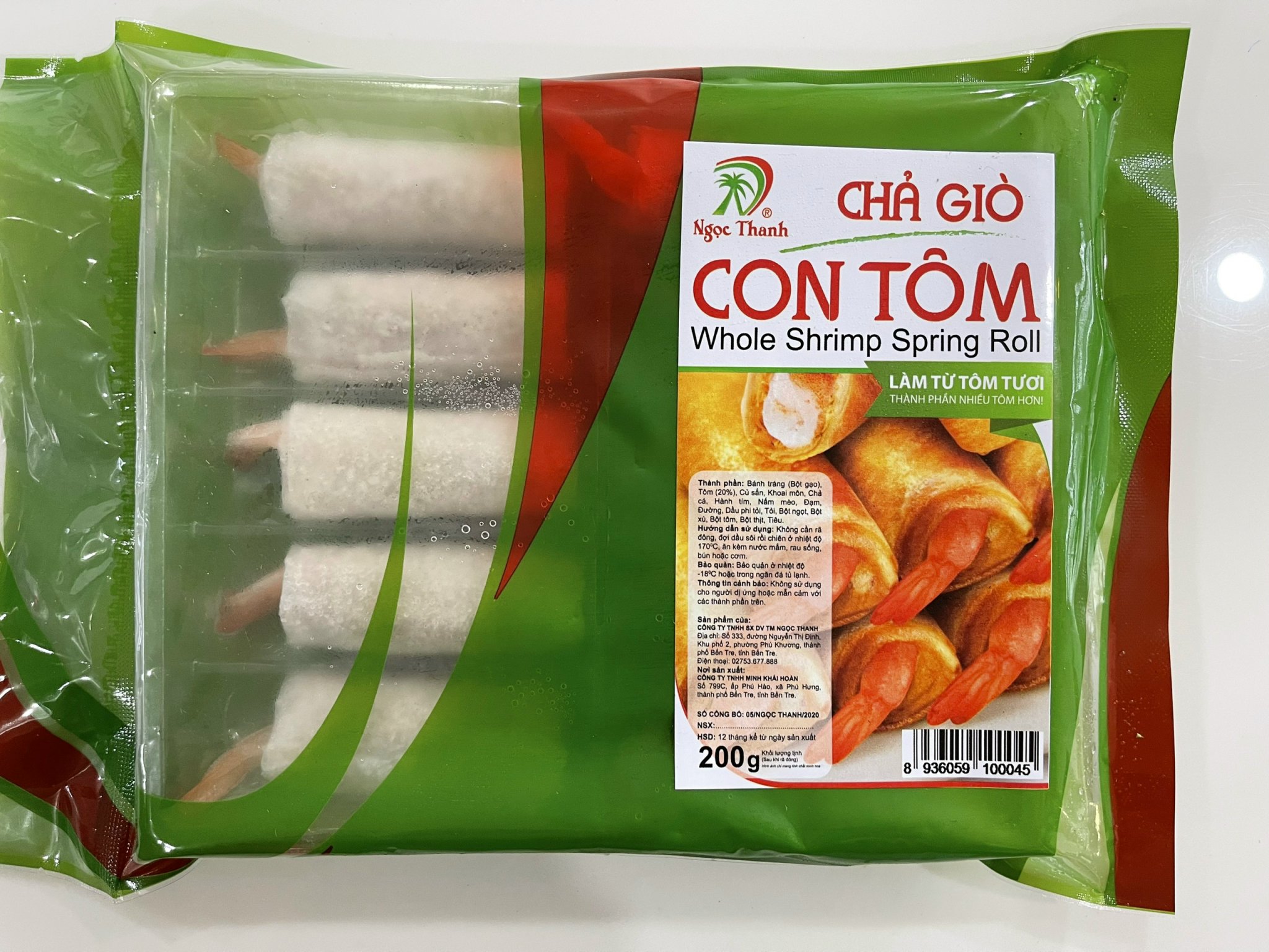 COMBO 5 GÓI CHẢ GIÒ CON TÔM 200GR