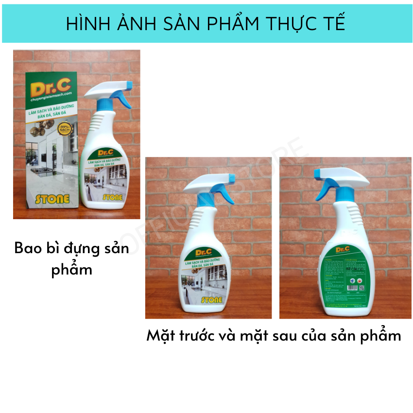 DUNG DỊCH LÀM SẠCH VÀ BẢO DƯỠNG SÀN ĐÁ Dr.C Stone CHÍNH HÃNG