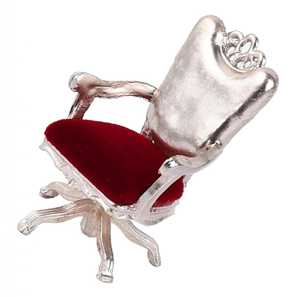 Nhựa Trắng 27X25X40 Mm Thu Nhỏ Ghế 1:25 Quy Mô Nhà Búp Bê Trang Trí