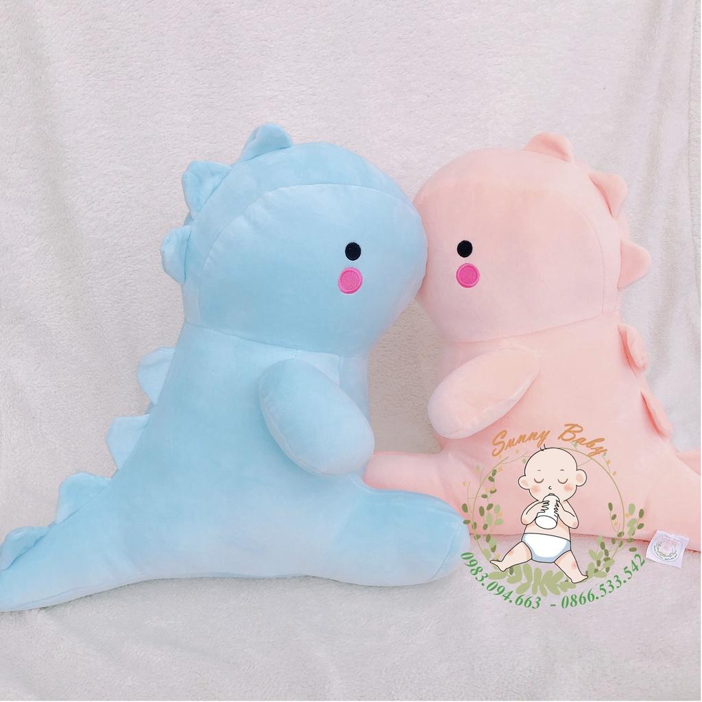 Gấu Bông Khủng Long Giá Rẻ Nhất - Khủng Long Nhồi Bông Béo Mập 45cm Mềm Mịn Cute - Bông Gòn 100% Cao Cấp An Toàn Cho Bé