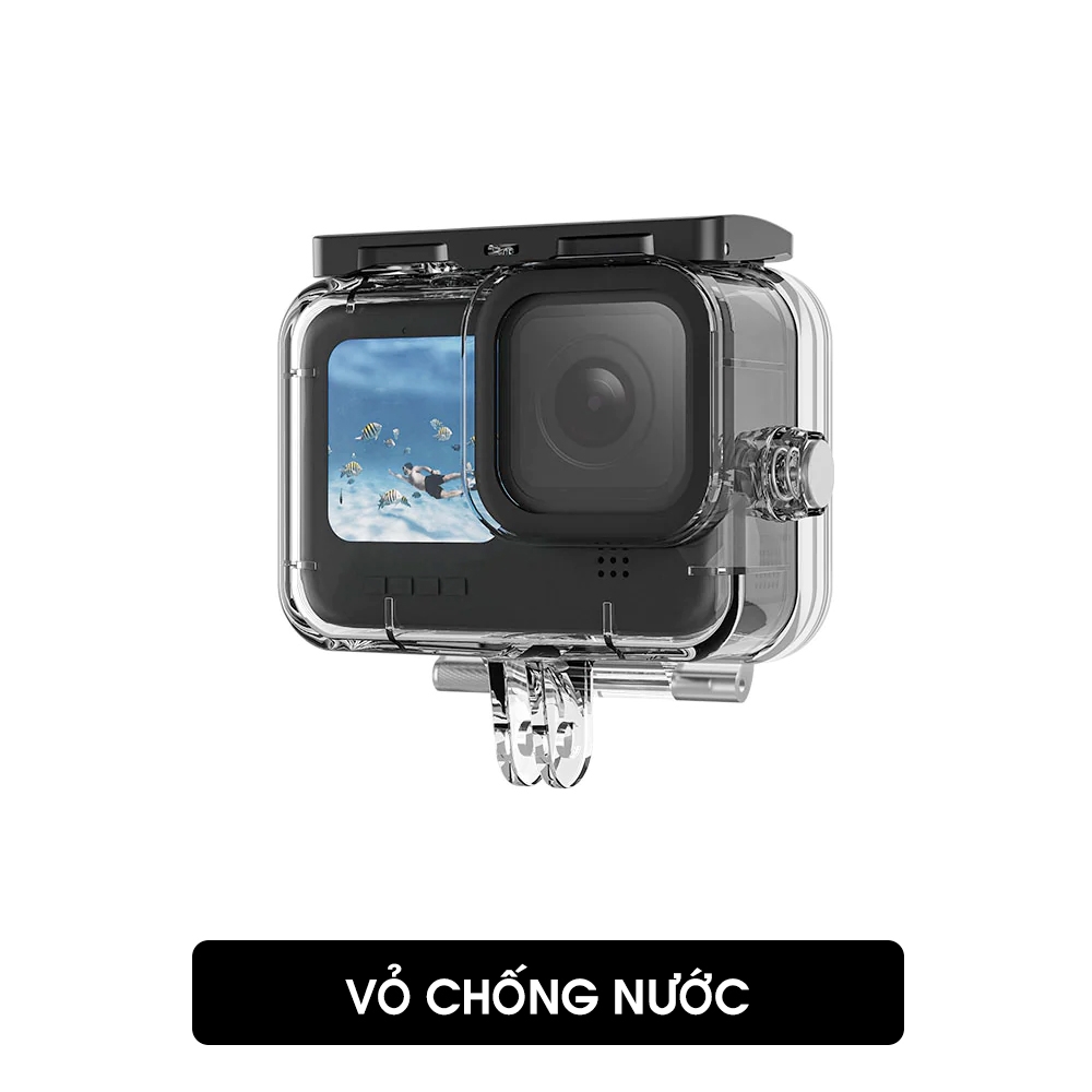 VỎ CHỐNG NƯỚC GOPRO 11 / GOPRO 10 / 9 TELESIN - HÀNG NHẬP KHẨU