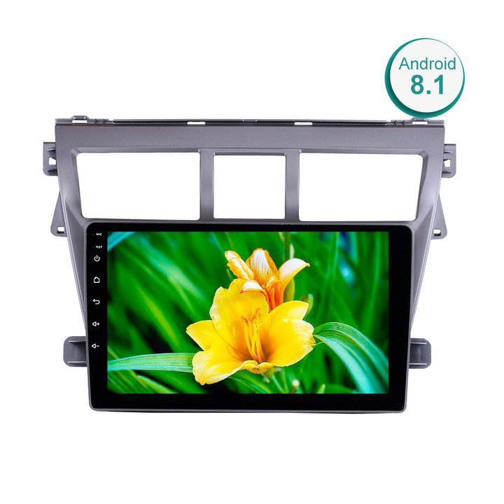 Mặt Dưỡng Xe Toyota Vios 2006-2012 Lắp Màn Hình Android 9 inch - Mặt Dưỡng Kèm Dây Nguồn Vios