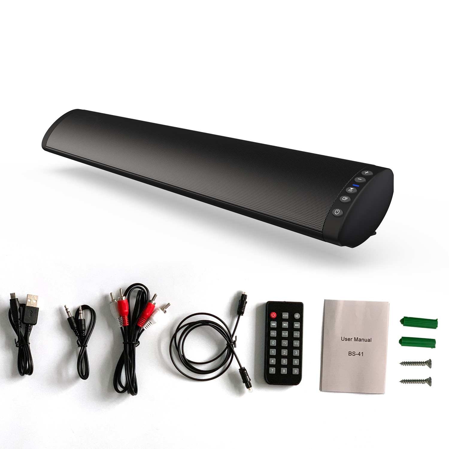 Loa Thanh Siêu Trầm Bluetooth Gaming Soundbar Để Bàn BS-41 Dùng Cho Máy Vi Tính PC, Laptop, Tivi