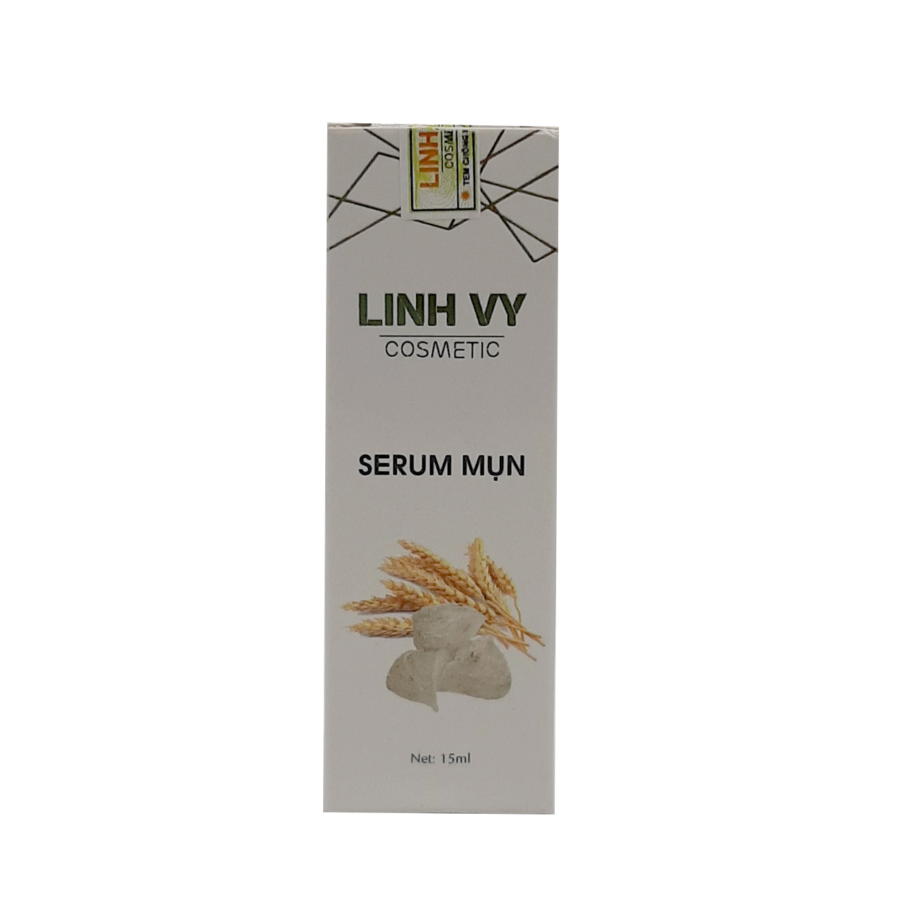 Serum mụn Linh Vy (15ml) (Chiết xuất Collagen - Trà Xanh - Tinh nghệ)