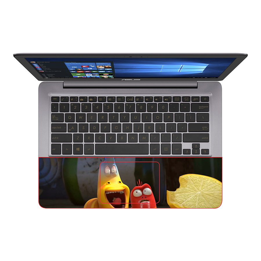 Mẫu Skin Dán Decal Laptop Hoạt Hình Dễ Thương - Mã: DCLTHH103