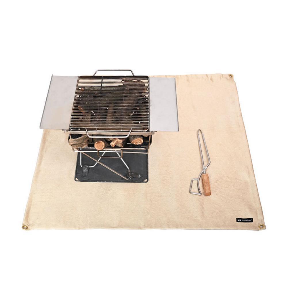 Hố Lửa Thảm Chống Cháy Lò Sưởi The Thảm Không Bảo Vệ Trượt Thảm Ngọn Lửa Chống Miếng Lót