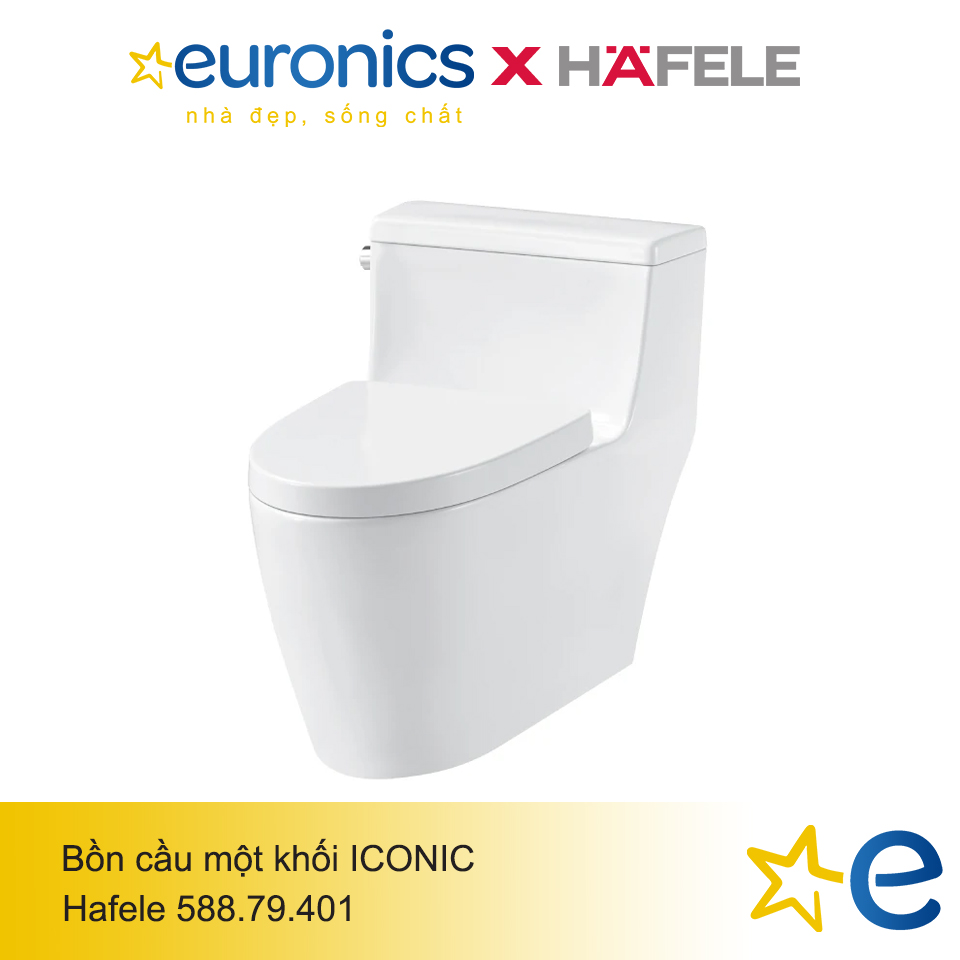 BỒN CẦU 1 KHỐI HAFELE ICONIC/588.79.401 - HÀNG CHÍNH HÃNG