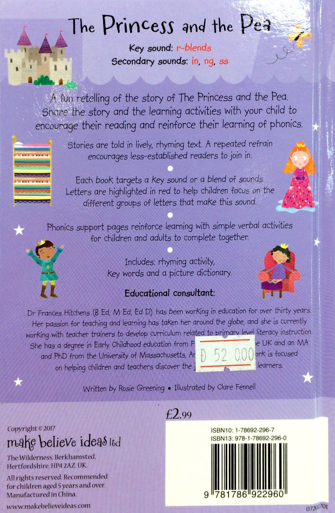 The Princess and the Pea (Reading with Phonics) Hardcover