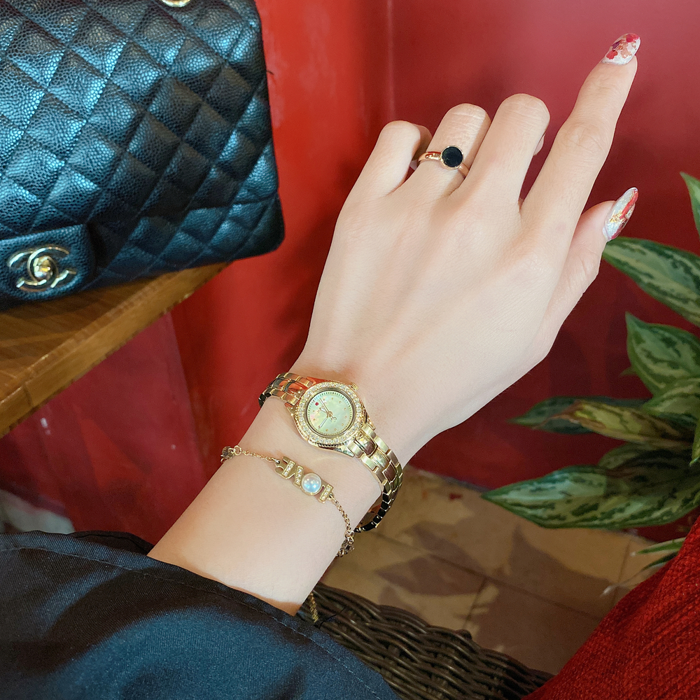 Đồng Hồ Nữ JS-055 Julius Hàn Quốc Kính Sapphire